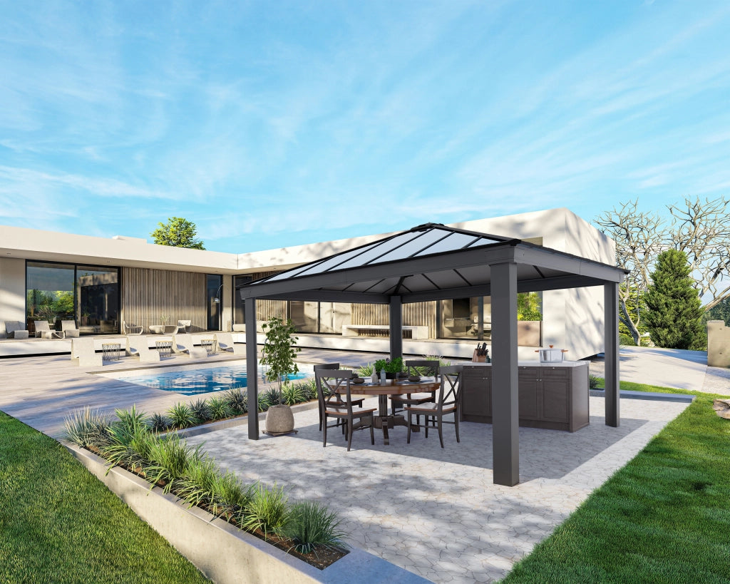Gazebo in Alluminio Dallas  4.3X4.3 m
