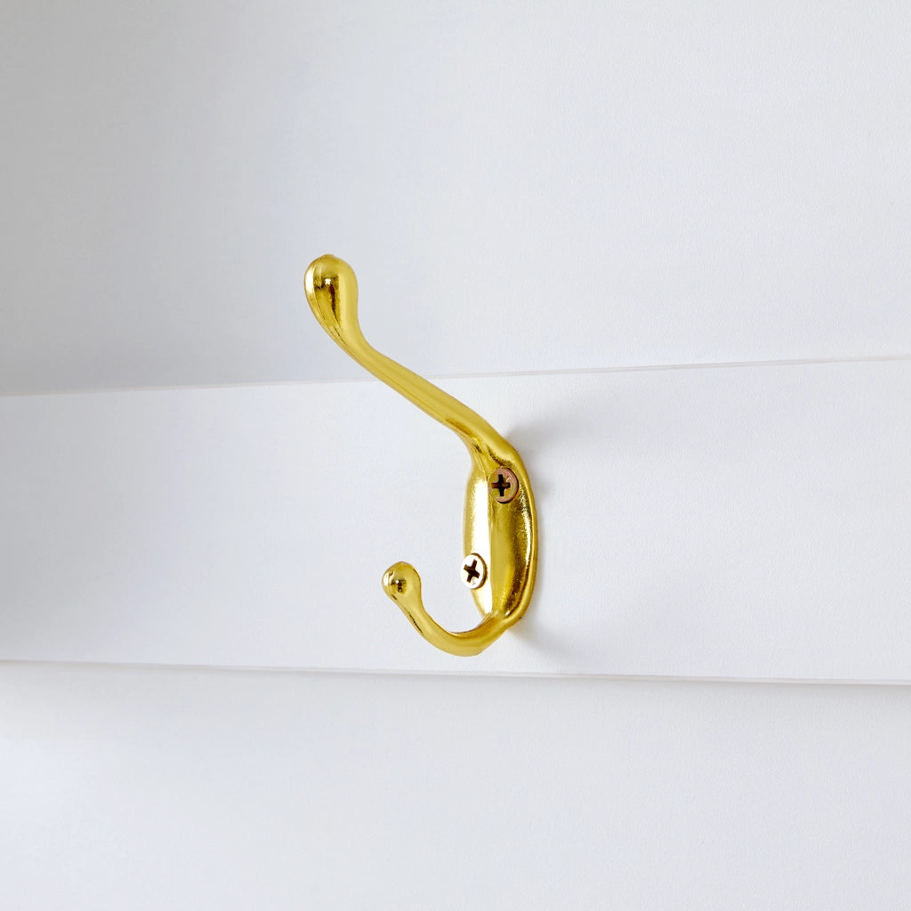 OKWISH Mobile da Ingresso con Panca Scarpiera, 3 Ganci, Vani Aperti e Ripiano Regolabile, Bianco, 120 x 40 x 200 cm
