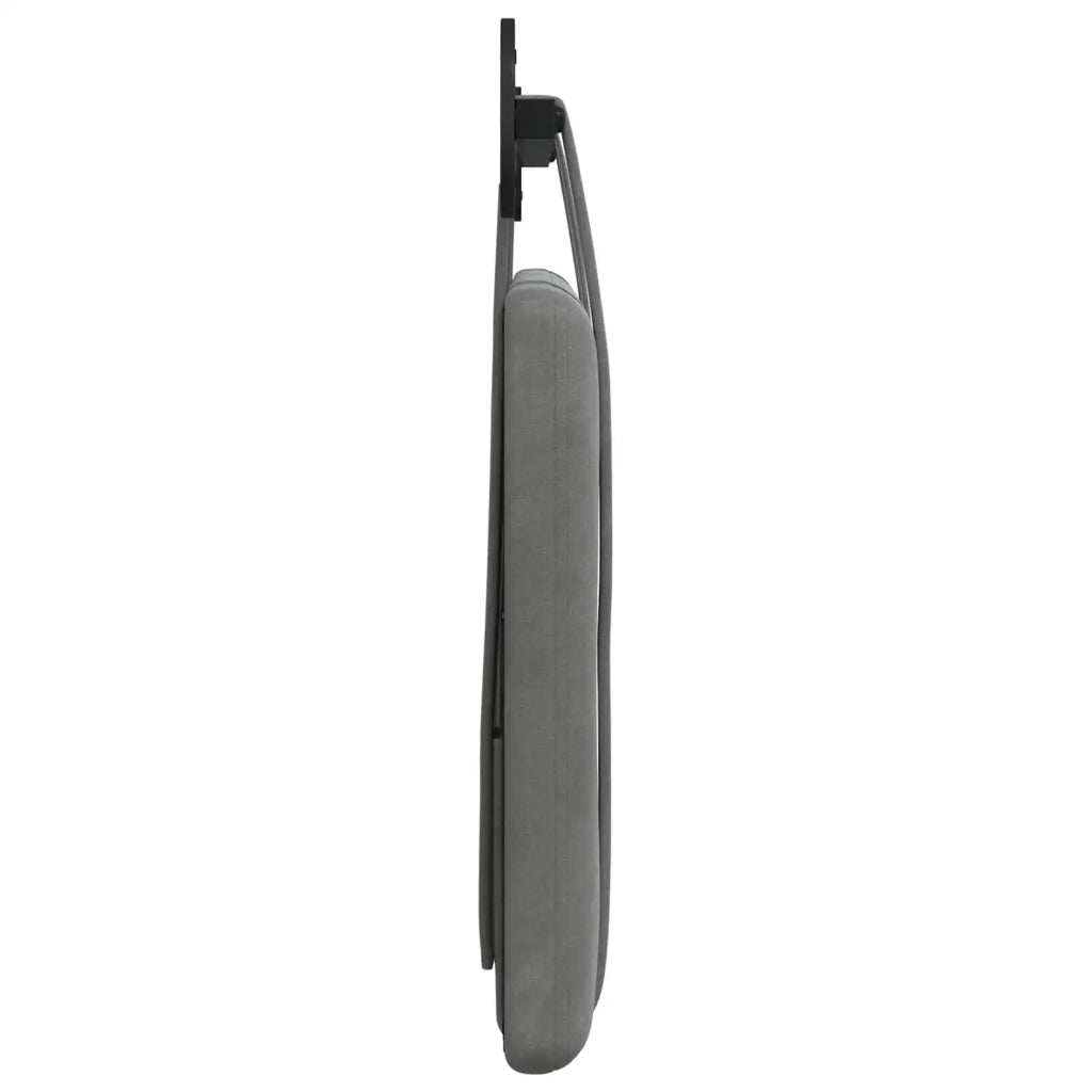 Testiera sospesa Grigio scuro Velluto 42031556