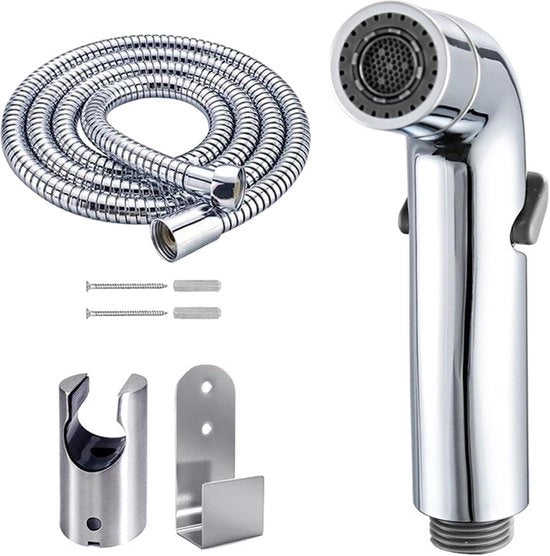 Bidet per doccia per bagno con adattatore per doccia per bidet con testa da doccia bidet con funzione di asciugamano per bambini e animali con funzione di risparmio d'acqua per la doccia a muro