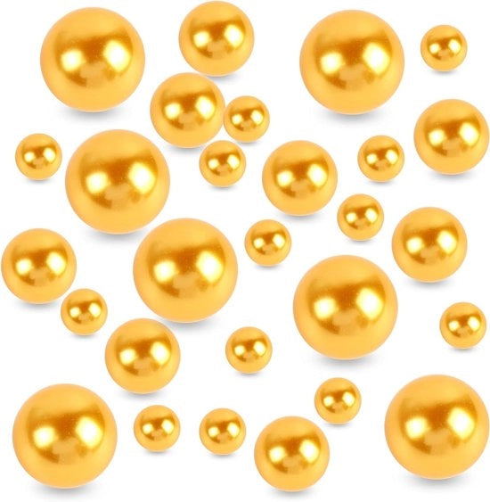 150 pezzi di perle in plastica senza buco per decorare vasi - perline luccicanti in diverse misure per DIY accessori di nozze e decorazioni di matrimonio