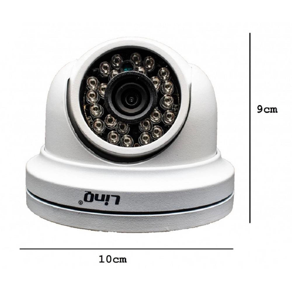 Trade Shop - Telecamera Di Sicurezza Soffitto Poe 2mpx Ahd-2037 12led 24 Infrarossi 200w Ip66 -