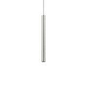 Sospensione Round Moderna Ultrathin Metallo Cromo Led 11,5W 3000K D40