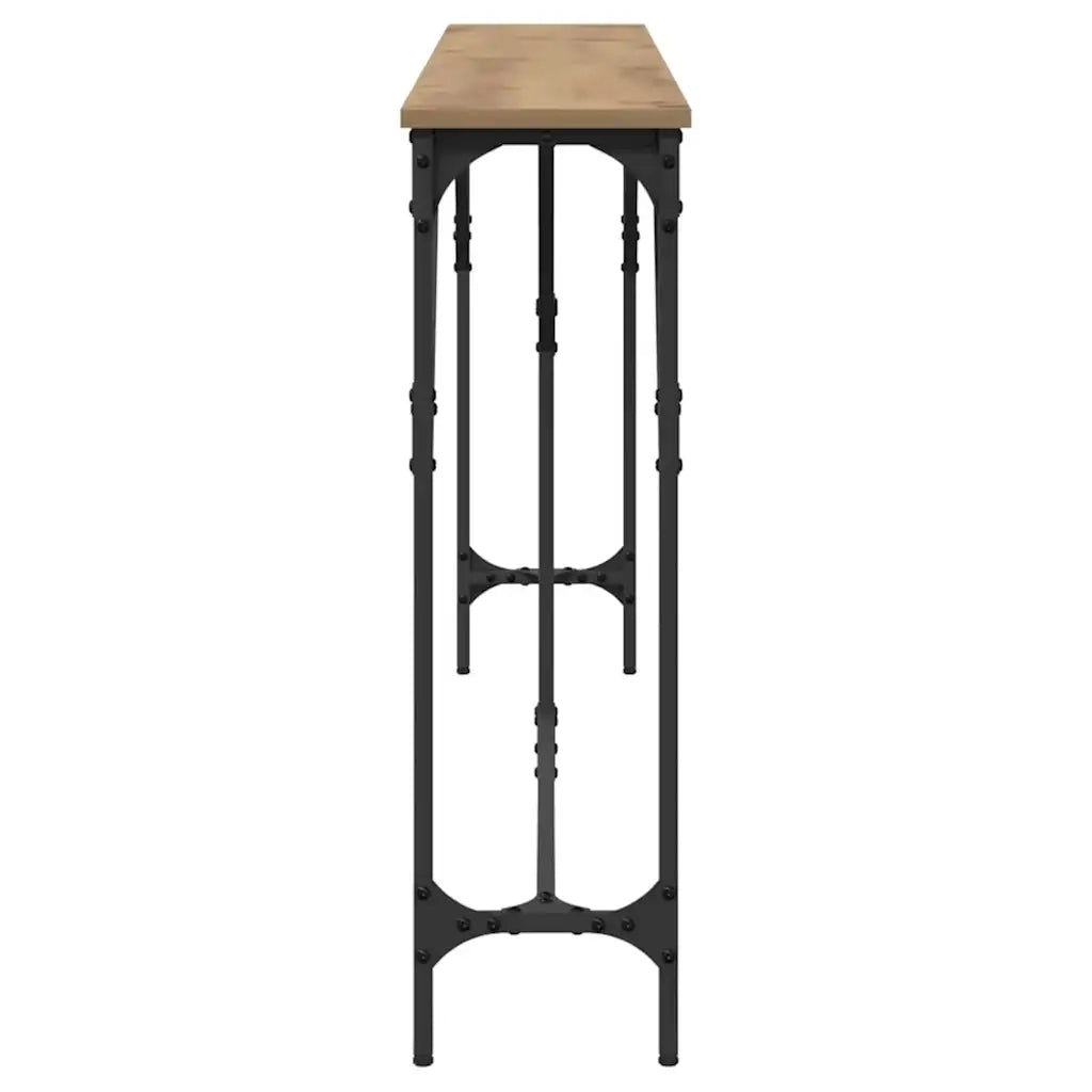 Tavolo consolle rovere artigianale 180 x 23 x 75 cm 871327