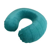 Trade Shop - Cuscino Da Viaggio Collo Collare Poggiatesta Cervicale 31cm Viaggi Auto Aereo - Verde