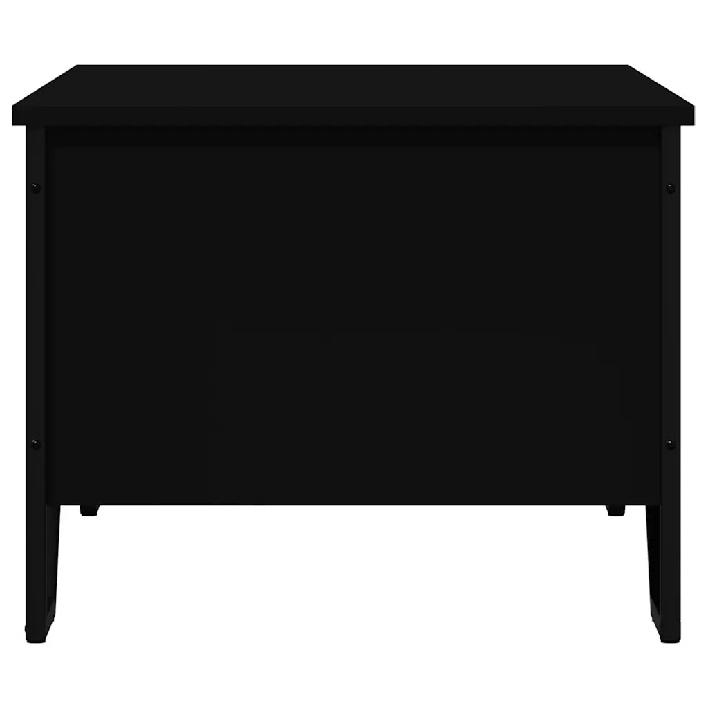 Tavolino da Salotto-Tavolino da soggiorno-Tavolo Nero 100x51x40 cm in Legno Multistrato 988869