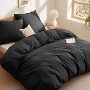 Set di coperte per letto in cotone soffice 155 x 220 cm con cerniera - 3 pezzi