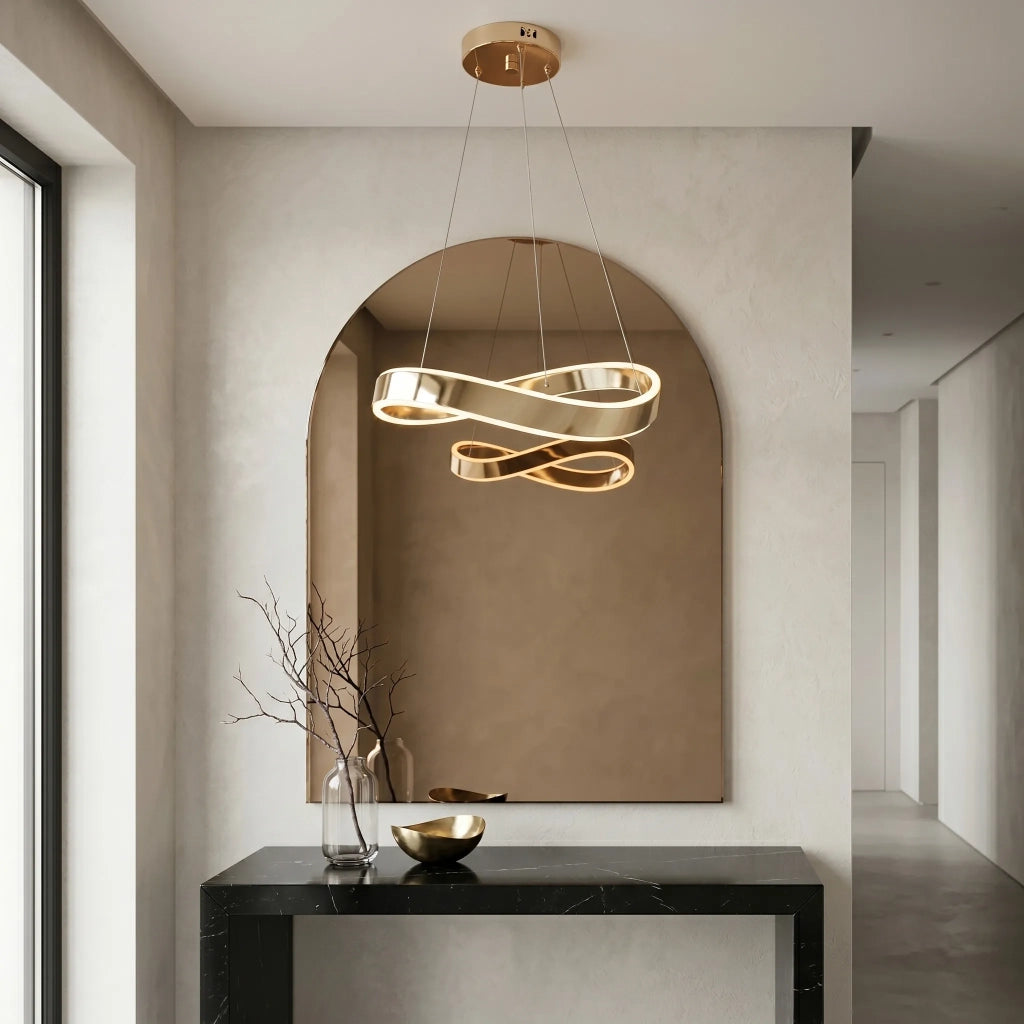 Lampada A Sospensione Da Soffitto Swe066-cp 60cm Gold