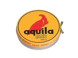 AQUILA GRASSO PER PELLI E CUOIO- - ml.100 - 12 pezzi EBANO