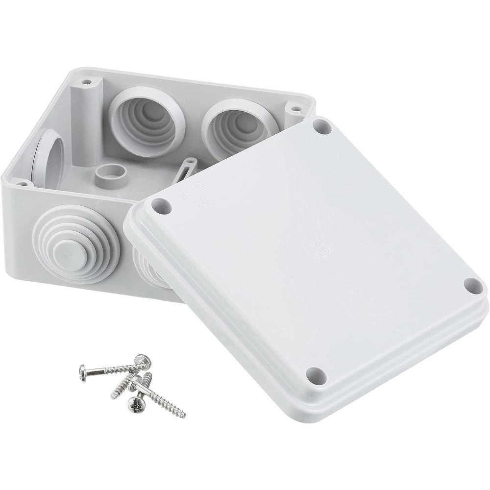 Cassetta derivazione l 100 x h 100 x p 50mm ip54 preforata quadrata