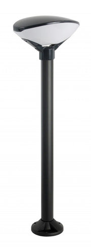 Lampada da giardino a paletto SU-MA TEO 2 119cm E27 nera IP54