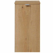 Mobile Pensile da Bagno NEWPORT con Anta e Ripiano 30 x 60 x 40 cm - Effetto Rovere [en.casa]