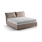 Letto Matrimoniale Amelinda, Letto Matrimoniale Materasso Incluso Made in Italy, Grigio Tortora\