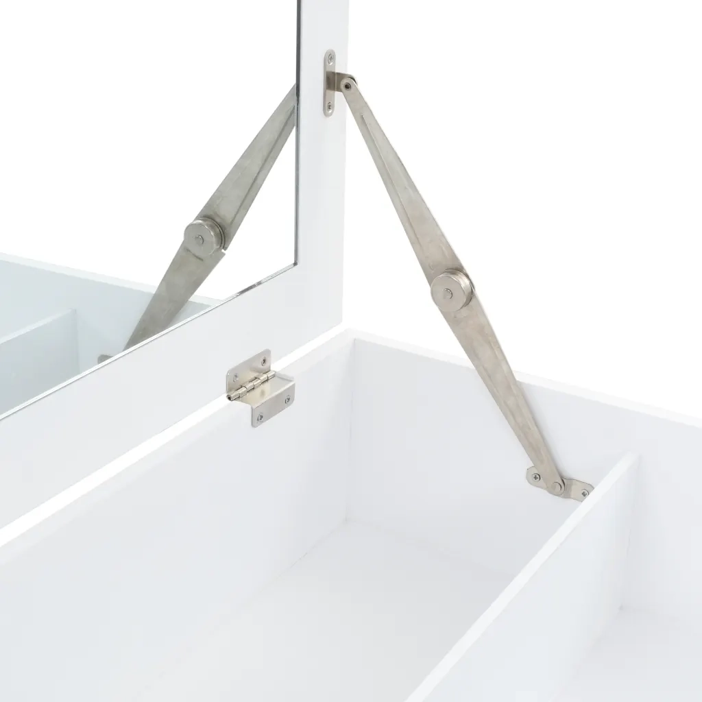 Toletta con Specchio in MDF 60x40x75 cm cod mxl 75791