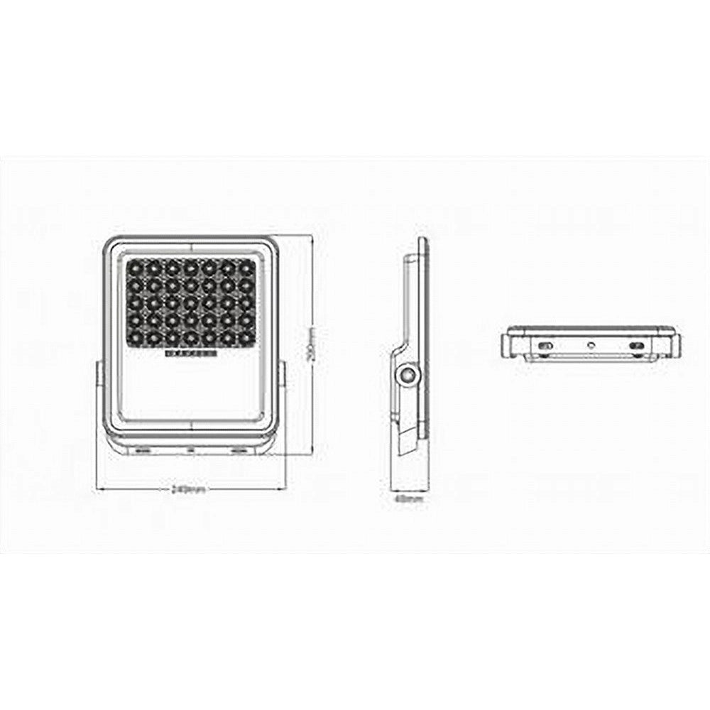 Trade Shop - Faro A Led 150watt Con Pannello Solare Luce Naturale 4000k Telecomando Tk09-150w -