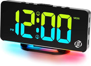 Radio Alarmando senza Filo - Radio dell'Alarme con Orologio - Radio dell'Alarme con Funzione Orario - Radio dell'Alarme Dab - Radio dell'Alarme con Funzione Dab