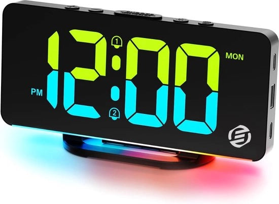 Radio Alarmando senza Filo - Radio dell'Alarme con Orologio - Radio dell'Alarme con Funzione Orario - Radio dell'Alarme Dab - Radio dell'Alarme con Funzione Dab