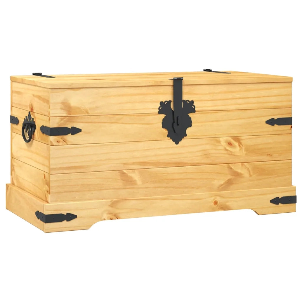 Cassapanca in Pino Messicano Corona Range 91x49,5x47 cm 243747