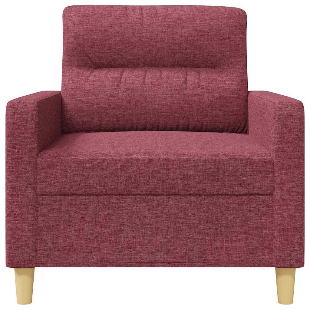 Poltrona Rosso Vino 60 cm in Tessuto 359225