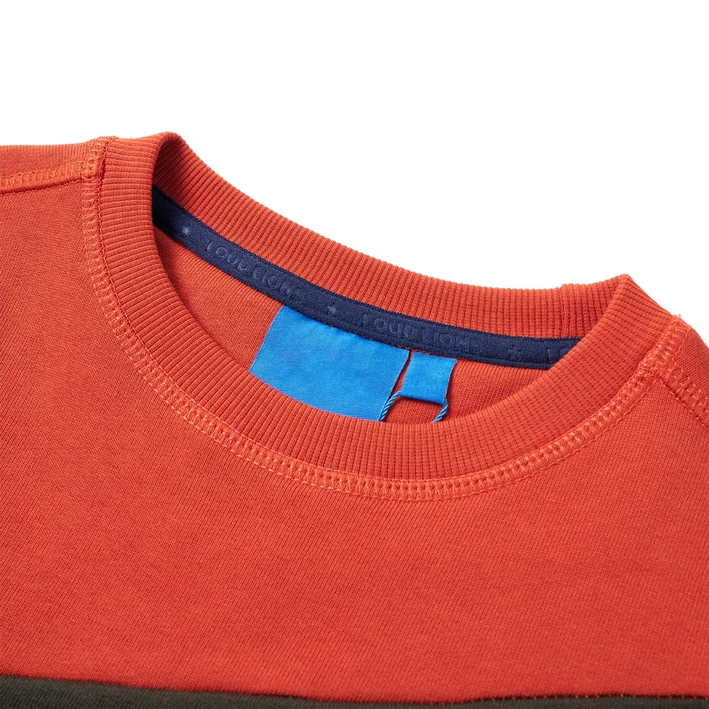 Felpa da Bambino Arancione 92cod mxl 109928