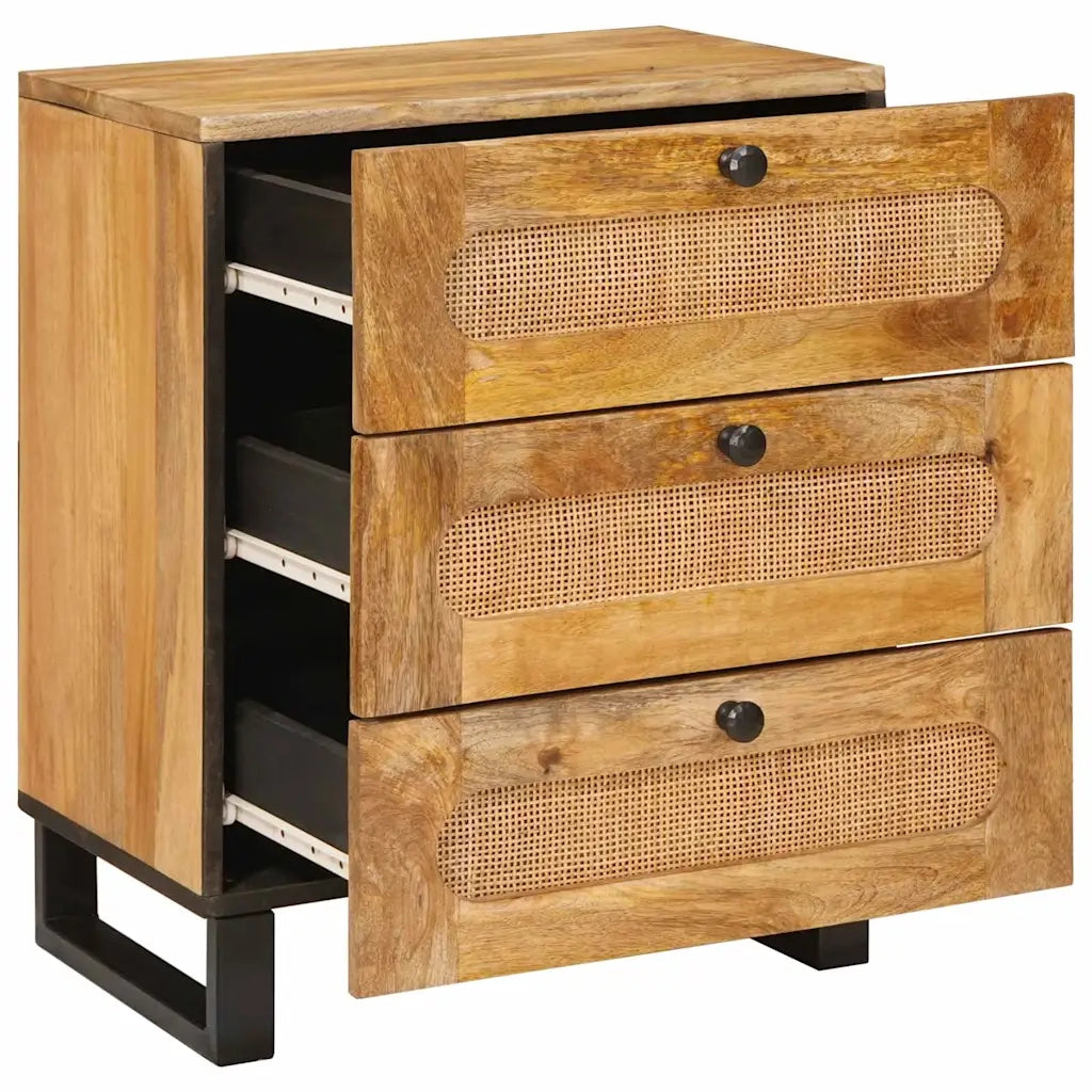 Armadio da Notte con cassetto Naturale 50 x 33 x 62 cm 4018053