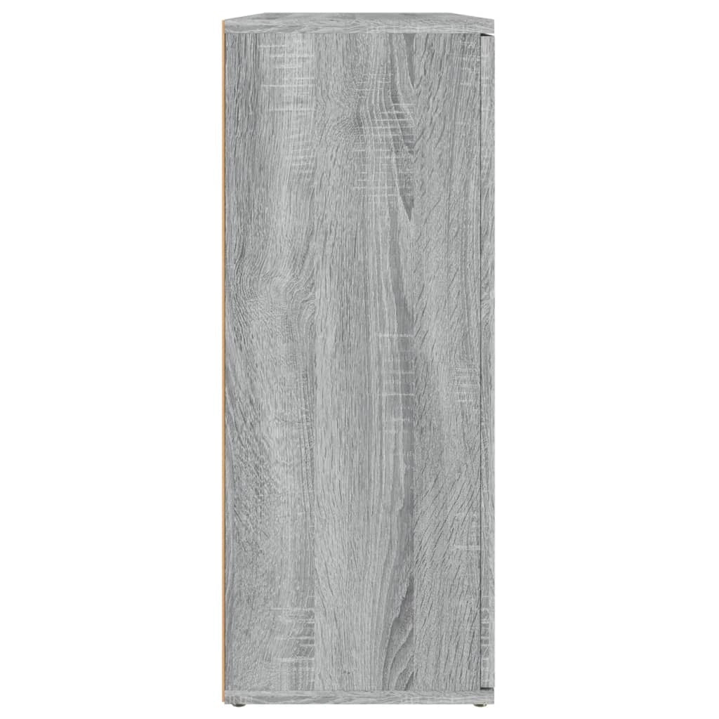 Buffet credenza cassettiera armadio mobile contenitore organizer cucina soggiorno salotto Sonoma 91 x 29,5 x 75 cm legno ingegnerizzato grigio 02_0036556