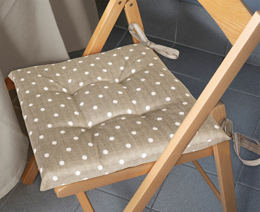 cuscino creta cm.40x40x5 pois tortora 1808 cod:ferx.6402