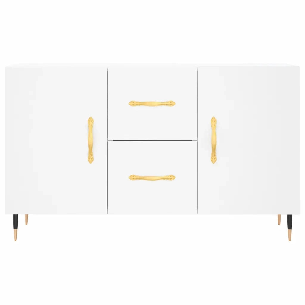 Credenza | Madia | Buffet da pranzo | Armadio da pranzo Bianca 100x36x60 cm in Legno Multistrato