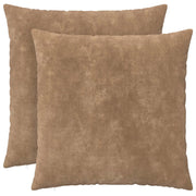 Federa 2 pcs HEERLEN Tortora 65 x 65 cm Fleece in microfibra 912989