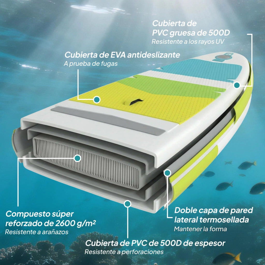 Tavolo da Paddle Surf Inflabile ¨C zephmum ¨C 320 cm Antiscivolo