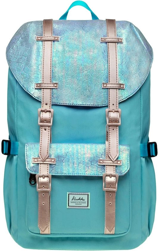 Borsa da Spalla per Donna e Uomo, Borsa da Giorno con Tasca per Laptop per Notebook da 12" per Viaggi, Università, Scuola, 14L, Mini