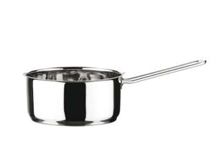 CASSERUOLA 1 MANICO IN ACCIAIO INOX 18/10  cm.16 lt.1,7