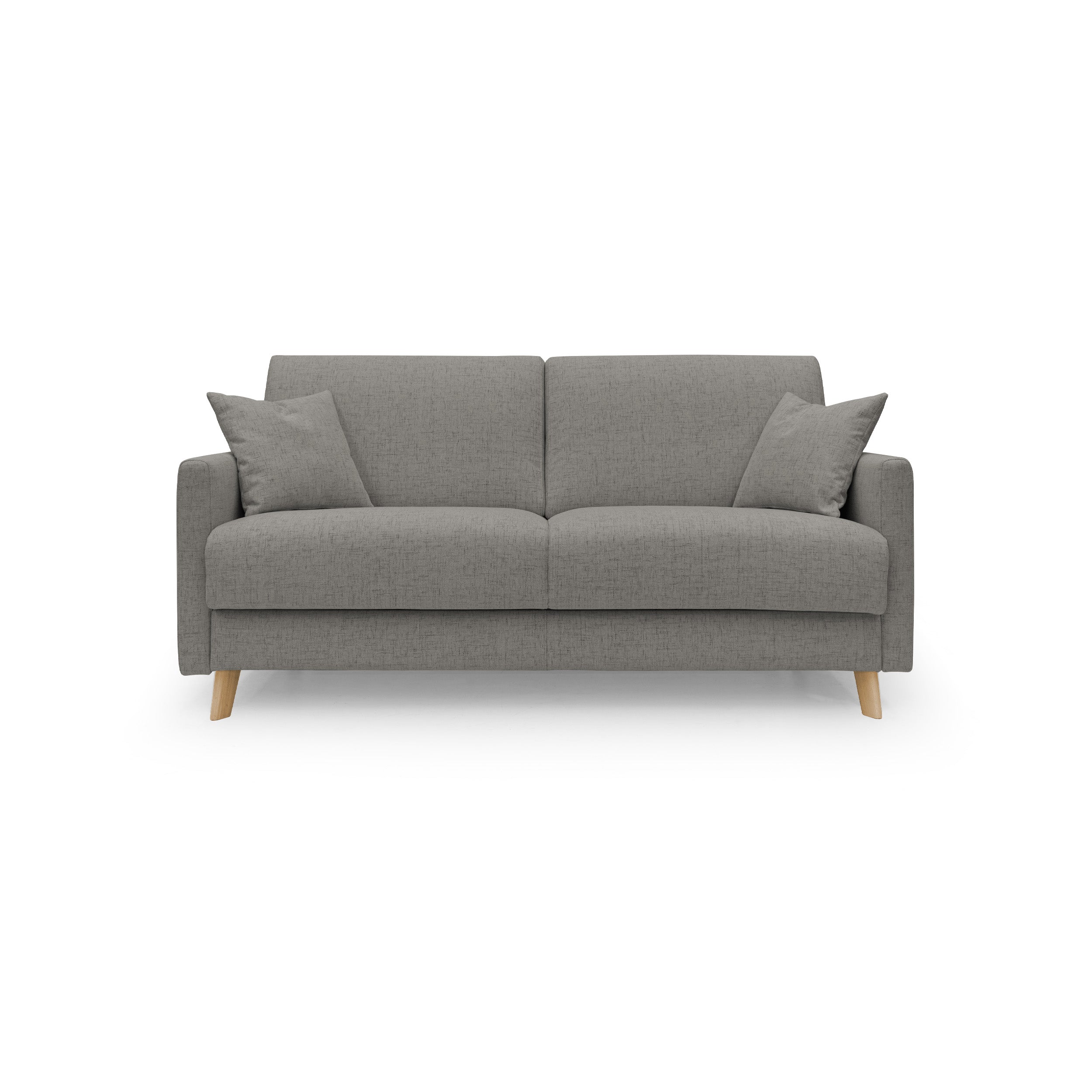 Edgar Divano letto matrimoniale in tessuto felis impermeabile T03 180 cm (mat. 140x197) talpa