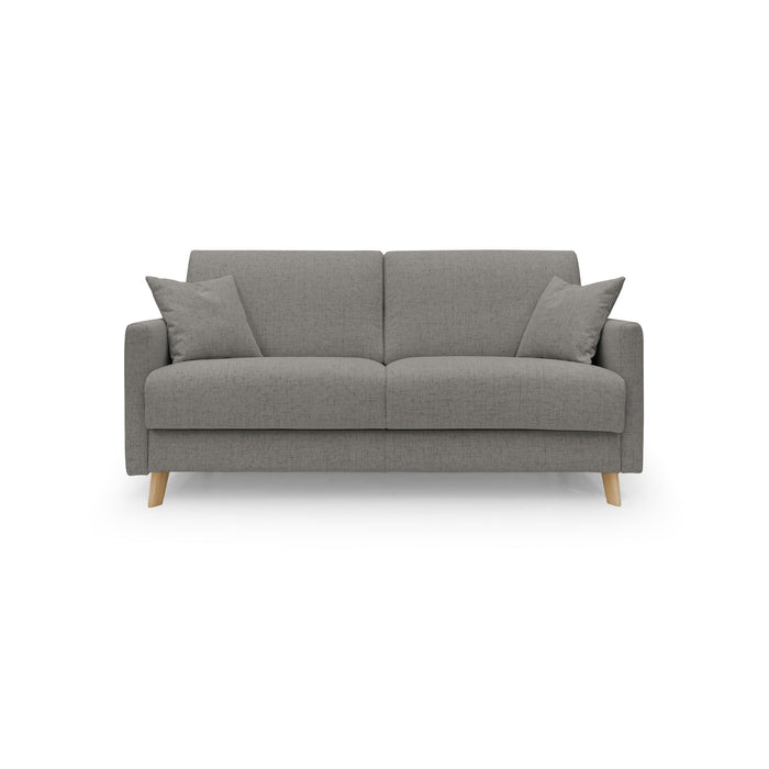 Edgar Divano letto matrimoniale in tessuto felis impermeabile T03 200 cm (mat. 160x197) talpa