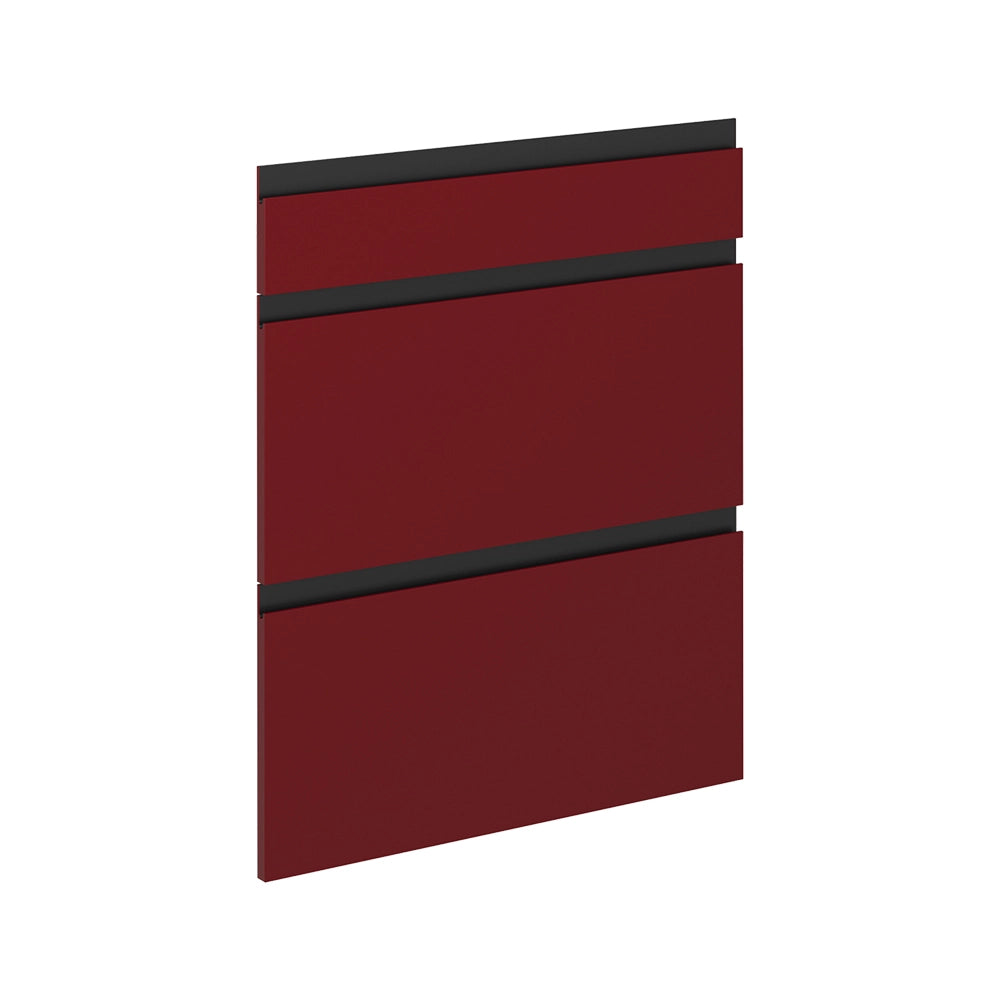 Vicco Frontale cucina Rosso 59.6 x 70.4 cm frontale del mobile per mobile base con cassetti