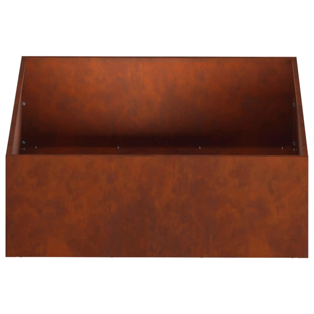 Vaso da giardino Ruggine 40 x 40 x 20 cm Acciaio Corten 8004992