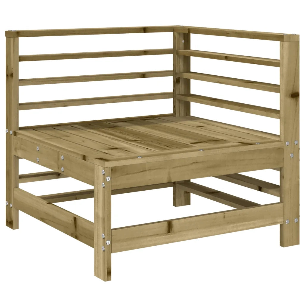 Salotto da Giardino-Set Salotto da Giardino 3 pz in Legno Impregnato di Pino 331763