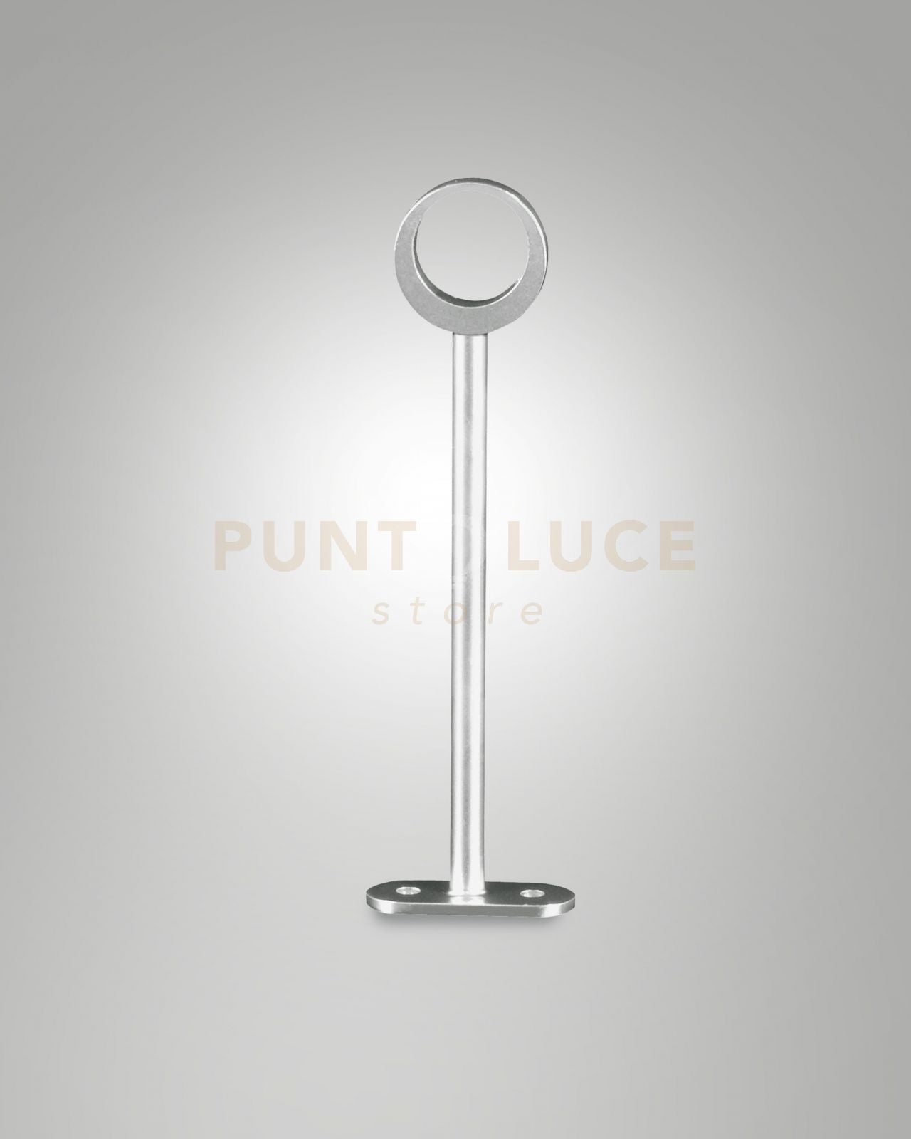 6404-50-020 SUPPORTO OTTONE CROMATO OPACO PER BARRA IP65 H.165MM