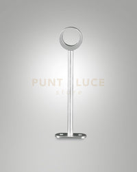 6404-50-020 SUPPORTO OTTONE CROMATO OPACO PER BARRA IP65 H.165MM