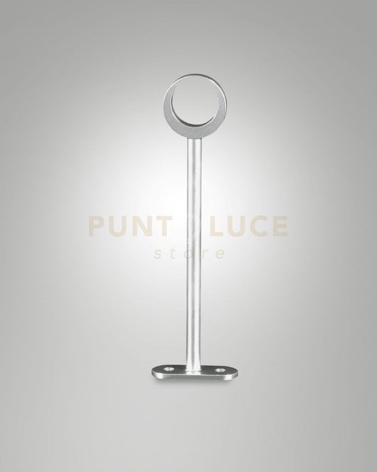 6404-50-020 SUPPORTO OTTONE CROMATO OPACO PER BARRA IP65 H.165MM