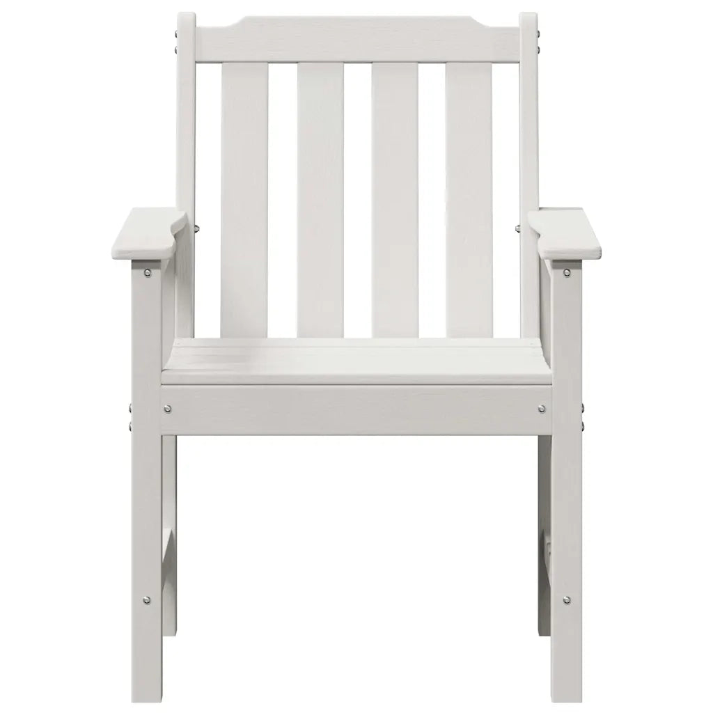 Sedia da pranzo da giardino 2 pz | Sedie da Esterno Bianco 65,5 x 59 x 88 cm HDPE