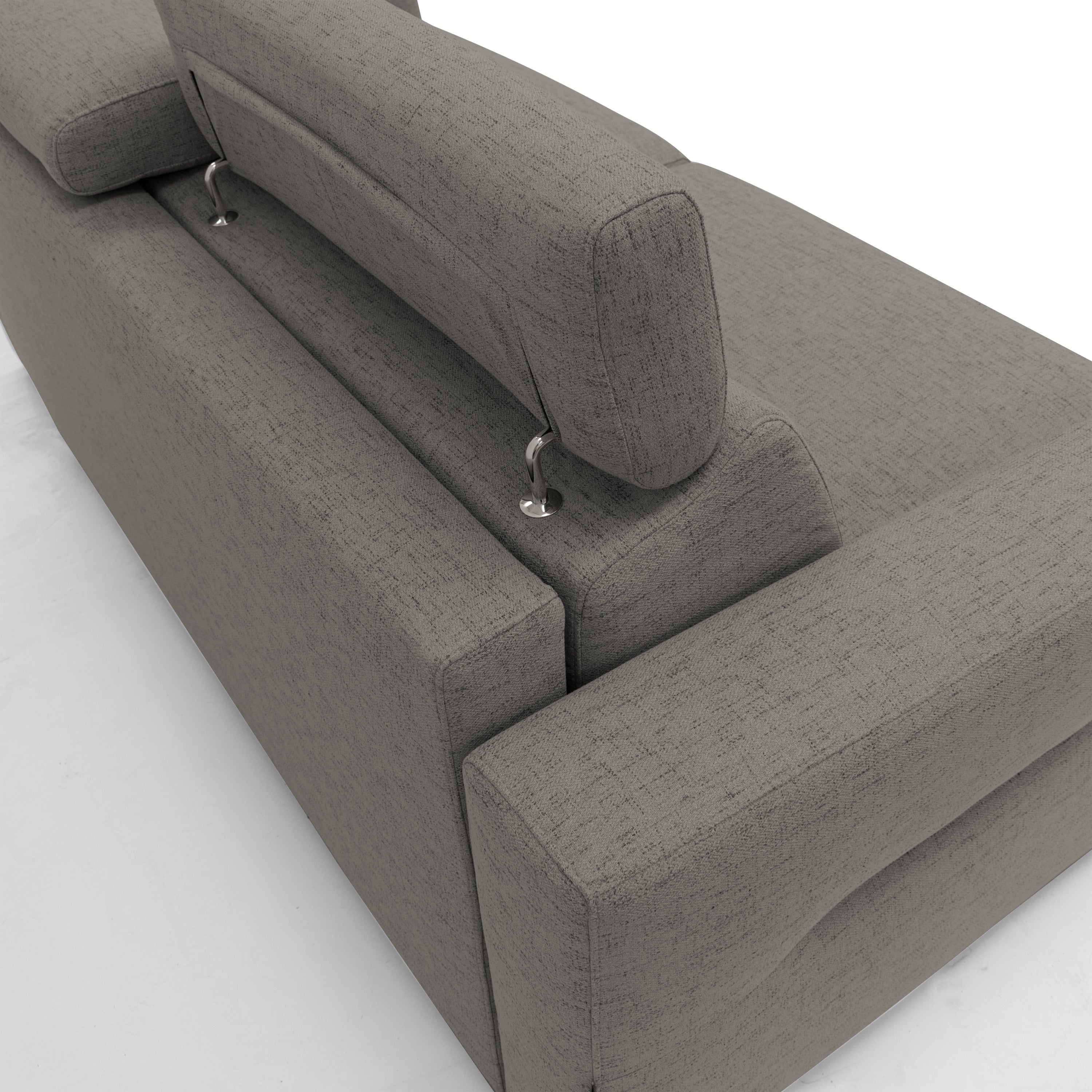 Avalon Divano letto con materasso H18 200 cm (mat. 140x197 cm) marrone