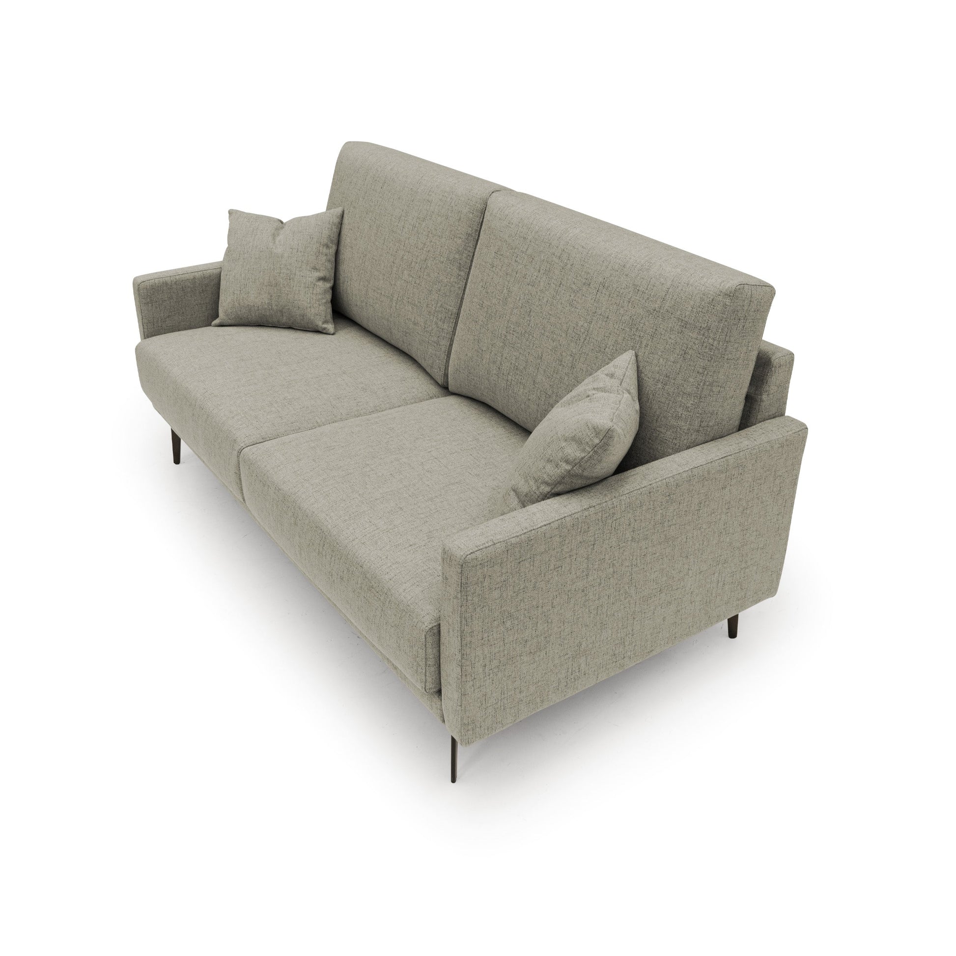 Saturno Divano moderno in tessuto morbido impermeabile T03 160 cm talpa