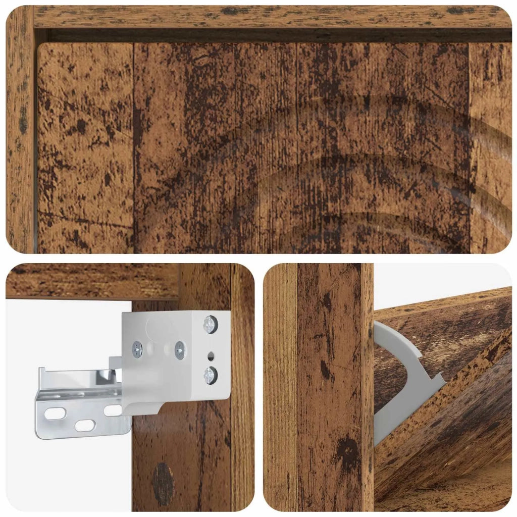 Mobiletto per Scarpe da Muro ALKMAAR 71 x 17 x 43 cm 896193