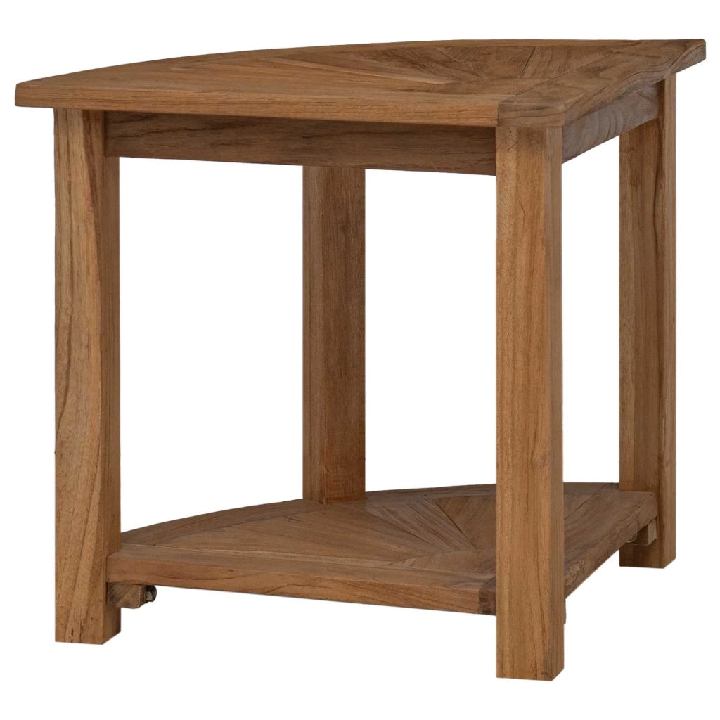 Tavolo Laterale da Bagno Naturale 45 x 45 x 46 cm 42024270