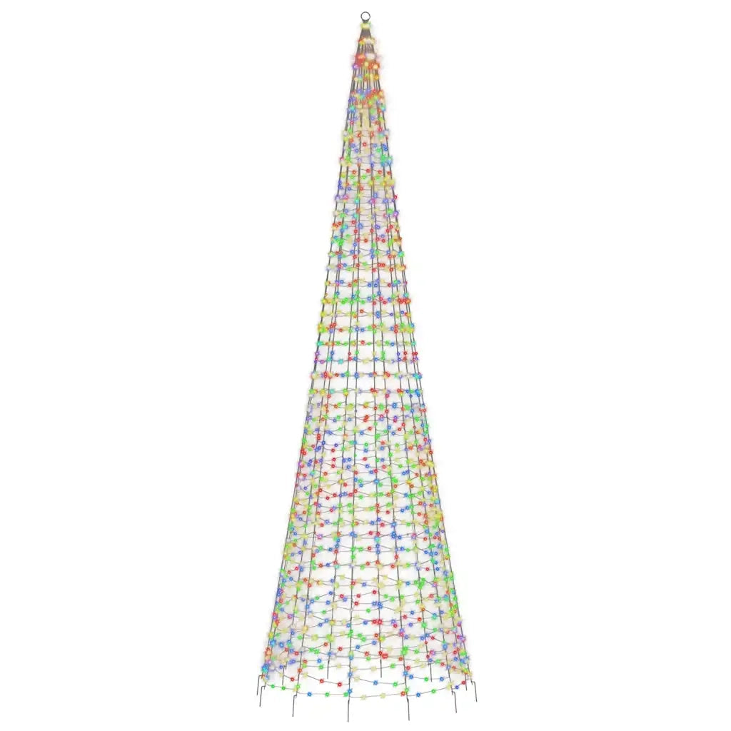 Albero di Natale a LED 1534 LED Colorato 500 cm 358118