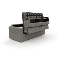 Avalon Divano letto con materasso H18 180 cm (mat. 120x197 cm) talpa