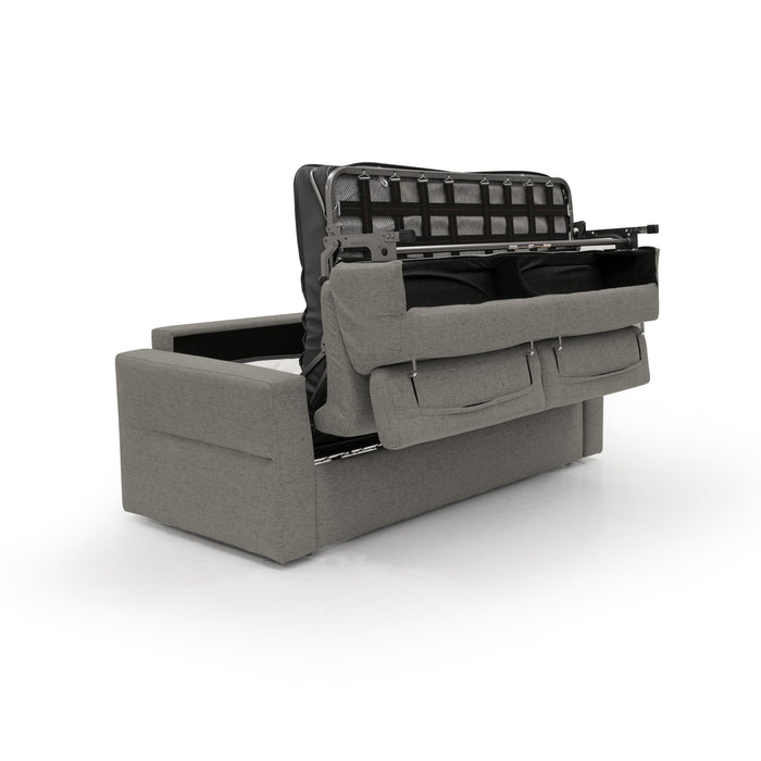 Avalon Divano letto con materasso H18 180 cm (mat. 120x197 cm) talpa