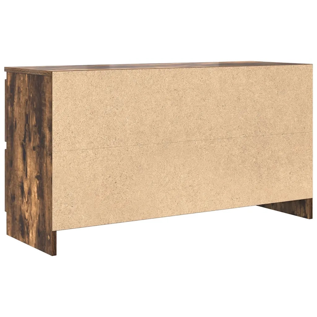 Mobile TV Rovere Fumo 100x35x54 cm in Legno Multistrato