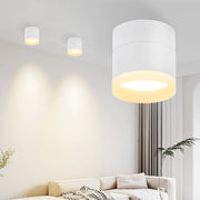 ZMH Faretto da soffitto LED bianchi rotondi da superficie 5W acrilico piccoli